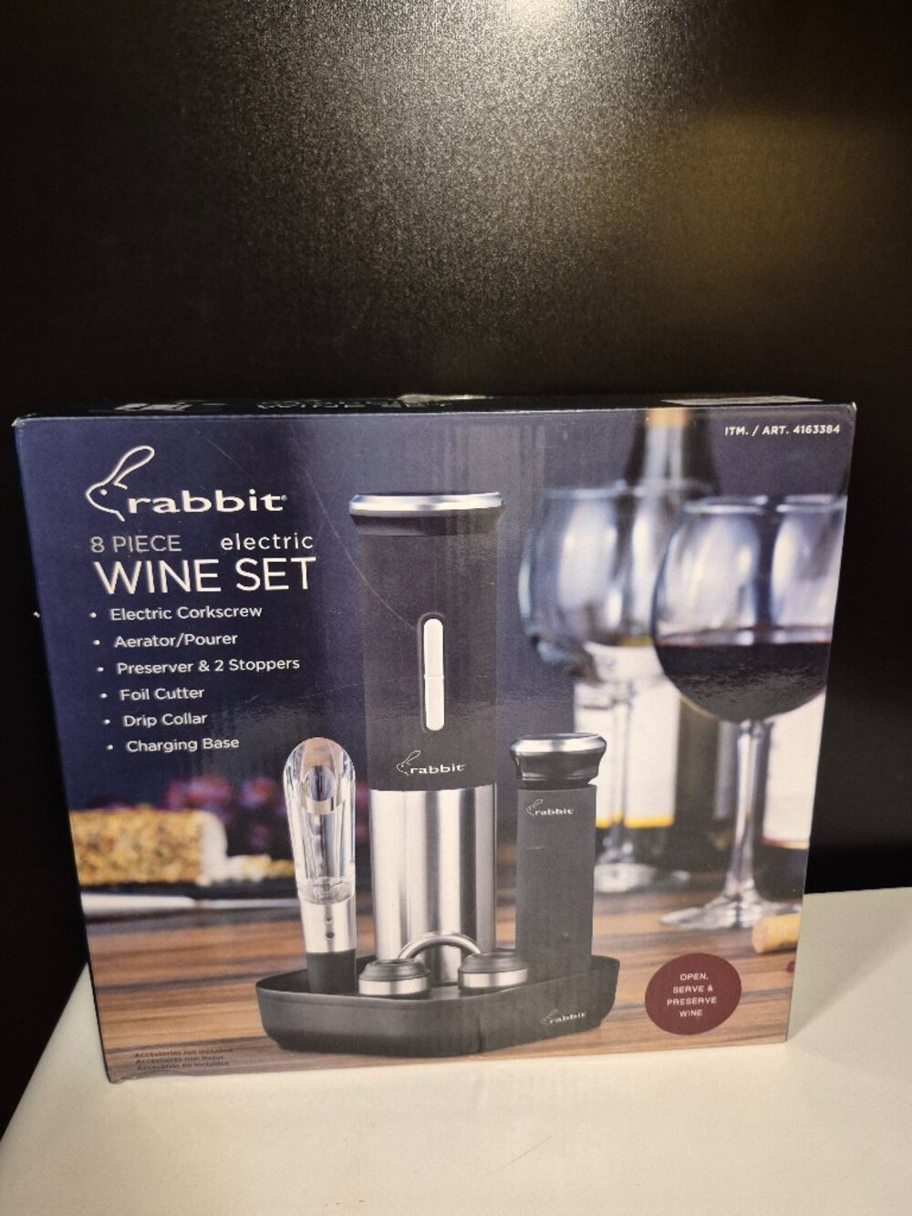RABBIT PRO ELECTRIC WINE OPEN SET (NEW)